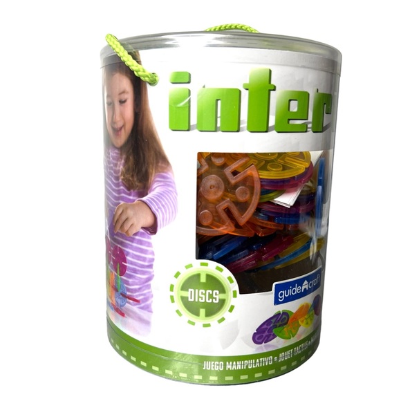 Guidecraft Interlox Discs - 96 Piece Set - Picture 5 of 12